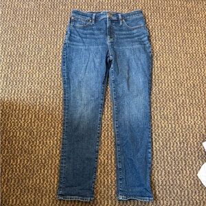 Madewell Women's Straight-Leg Denim Jeans in Medium Blue